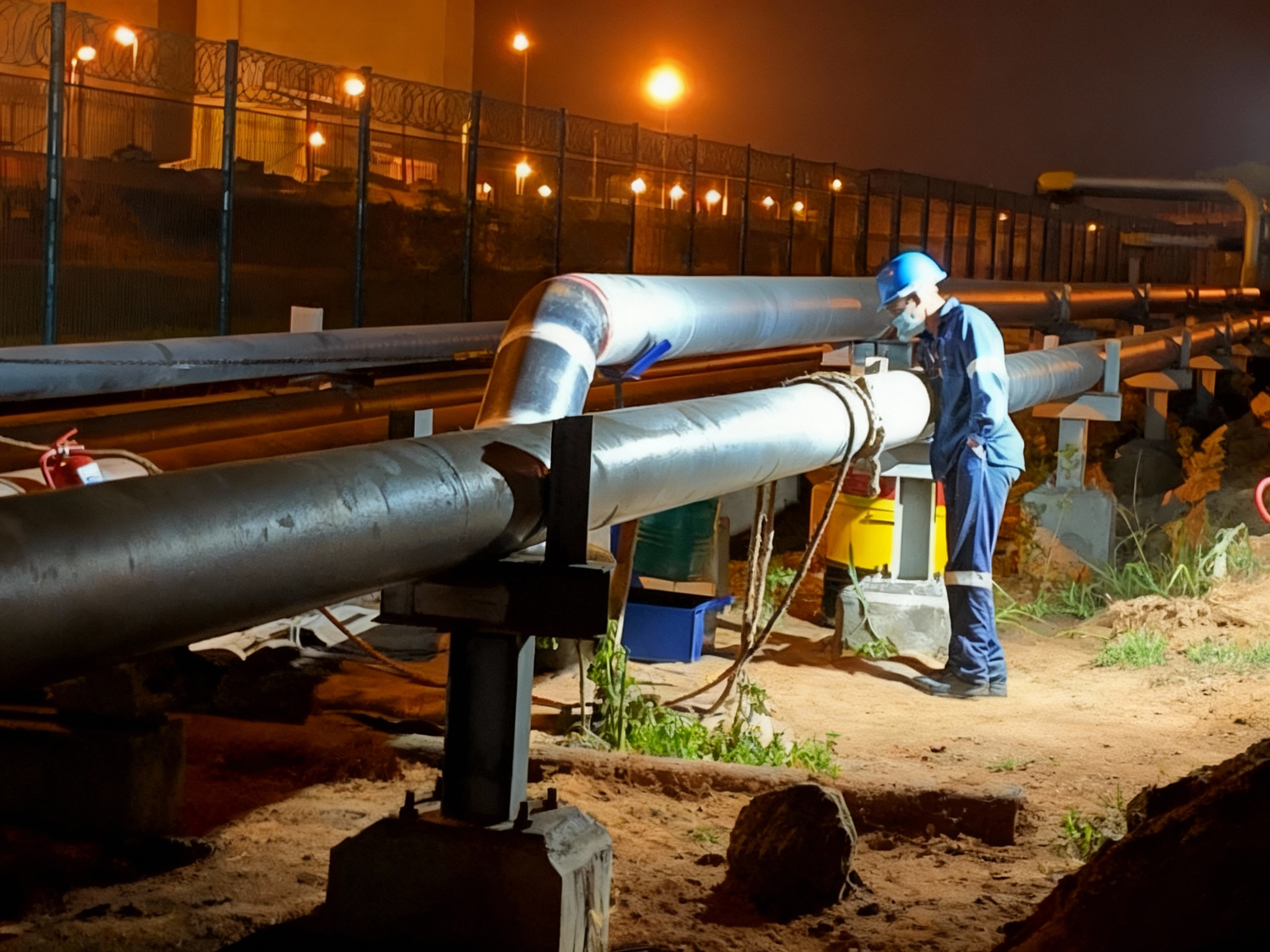 Erecção de pipelines